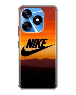 Чехол для TECNO Spark 10 с картинкой «Nike — вечерний горизонт» Чехол для TECNO Spark 10 с картинкой «Nike — вечерний горизонт»