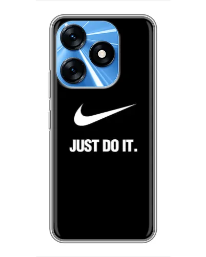 Чехол для TECNO Spark 10 с картинкой «Классический принт Nike»