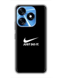 Чехол для TECNO Spark 10 с картинкой «Минимализм от Nike» Чехол для TECNO Spark 10 с картинкой «Минимализм от Nike»