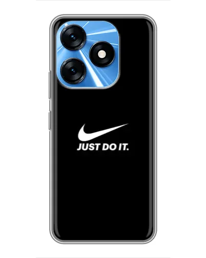 Чехол для TECNO Spark 10 с картинкой «Минимализм от Nike»