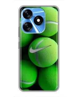 Чехол для TECNO Spark 10 с картинкой «Теннисные мячи Найк» Чехол для TECNO Spark 10 с картинкой «Теннисные мячи Найк»