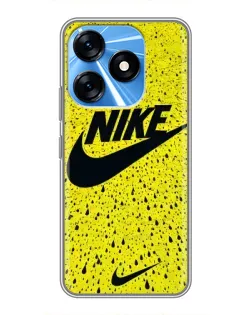 Чехол для TECNO Spark 10 с картинкой «Желтый текстурный Nike» Чехол для TECNO Spark 10 с картинкой «Желтый текстурный Nike»