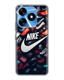 Чехол для TECNO Spark 10 с картинкой «Коллекция кроссовок Nike» Чехол для TECNO Spark 10 с картинкой «Коллекция кроссовок Nike»