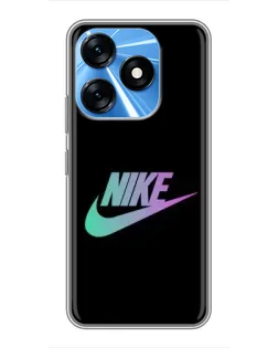 Чехол для TECNO Spark 10 с картинкой «Nike — городская ночь» Чехол для TECNO Spark 10 с картинкой «Nike — городская ночь»