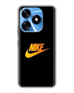 Чехол для TECNO Spark 10 с картинкой «Золотой логотип Nike» Чехол для TECNO Spark 10 с картинкой «Золотой логотип Nike»