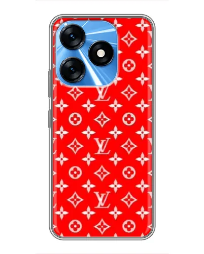Чехол для TECNO Spark 10 с картинкой «Яркий паттерн LV»