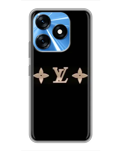 Чехол для TECNO Spark 10 с картинкой «Louis Vuitton — минимализм»