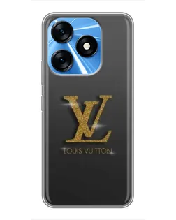 Чехол для TECNO Spark 10 с картинкой «Градиент Louis Vuitton»
