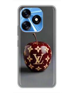 Чехол для TECNO Spark 10 с картинкой «Красное яблоко LV»