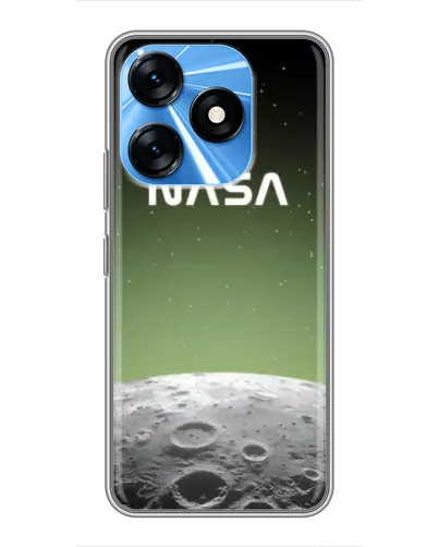 Чехол для TECNO Spark 10 с картинкой «NASA — лунный градиент»