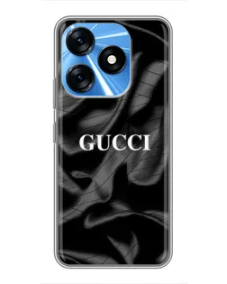 Чехол для TECNO Spark 10 с картинкой «Gucci — шелковые волны» Чехол для TECNO Spark 10 с картинкой «Gucci — шелковые волны»
