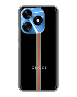 Чохол для TECNO Spark 10 з картинкою «Gucci — строга лінія» Чохол для TECNO Spark 10 з картинкою «Gucci — строга лінія»