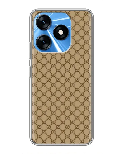 Чехол для TECNO Spark 10 с картинкой «Gucci — классический беж» Чехол для TECNO Spark 10 с картинкой «Gucci — классический беж»
