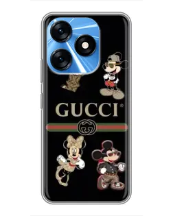 Чохол для TECNO Spark 10 з картинкою «Gucci — герої Disney та монограма» Чохол для TECNO Spark 10 з картинкою «Gucci — герої Disney та монограма»