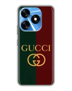 Чохол для TECNO Spark 10 з картинкою «Gucci — темно-зелений градієнт» Чохол для TECNO Spark 10 з картинкою «Gucci — темно-зелений градієнт»