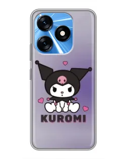 Чохол для TECNO Spark 10 з картинкою «Kuromi — фіолетовий арт» Чохол для TECNO Spark 10 з картинкою «Kuromi — фіолетовий арт»