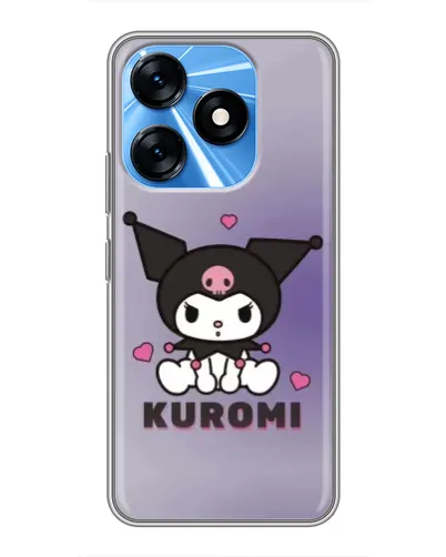 Чохол для TECNO Spark 10 з картинкою «Kuromi — фіолетовий арт» Чохол для TECNO Spark 10 з картинкою «Kuromi — фіолетовий арт»