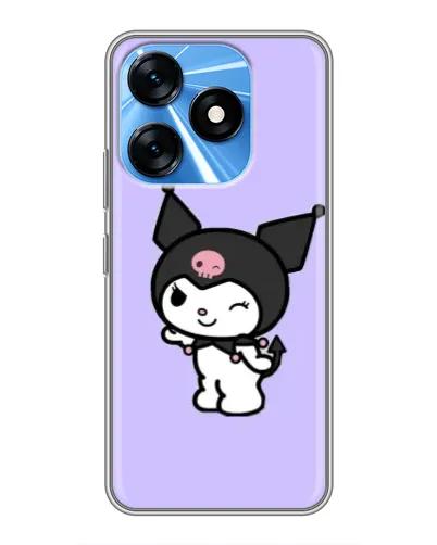 Чохол для TECNO Spark 10 з картинкою «Класична Kuromi» Чохол для TECNO Spark 10 з картинкою «Класична Kuromi»