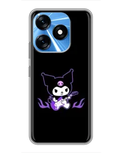 Чохол для TECNO Spark 10 з картинкою «Електрична Kuromi» Чохол для TECNO Spark 10 з картинкою «Електрична Kuromi»