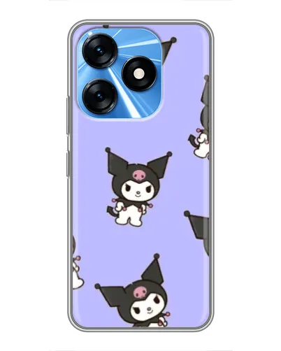 Чохол для TECNO Spark 10 з картинкою «Паттерн з Kuromi» Чохол для TECNO Spark 10 з картинкою «Паттерн з Kuromi»