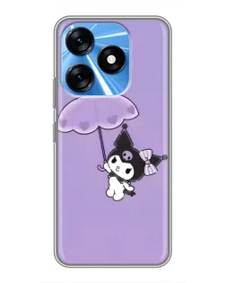 Чохол для TECNO Spark 10 з картинкою «Kuromi з парасолькою» Чохол для TECNO Spark 10 з картинкою «Kuromi з парасолькою»