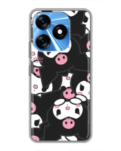 Чохол для TECNO Spark 10 з картинкою «Патерн голів Куромі» Чохол для TECNO Spark 10 з картинкою «Патерн голів Куромі»