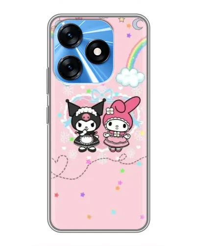 Чохол для TECNO Spark 10 з картинкою «My Melody та Kuromi» Чохол для TECNO Spark 10 з картинкою «My Melody та Kuromi»