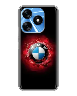 Чохол для TECNO Spark 10 з картинкою «Логотип BMW — спалах»