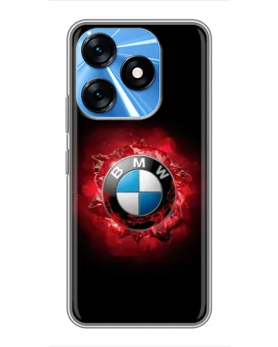 Чохол для TECNO Spark 10 з картинкою «Логотип BMW — спалах»