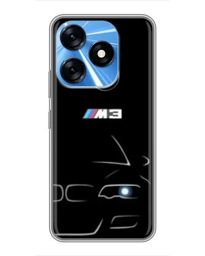 Чохол для TECNO Spark 10 з картинкою «Мінімалістичний принт BMW M3»