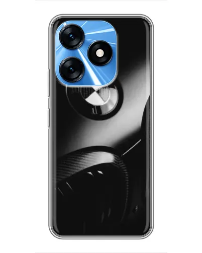 Чохол для TECNO Spark 10 з картинкою «Емблема BMW — макро»