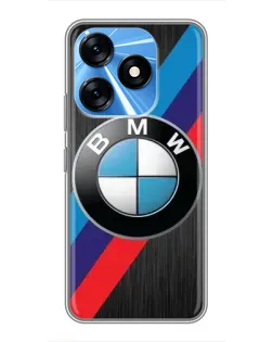 Чохол для TECNO Spark 10 з картинкою «BMW M-stripes стиль»