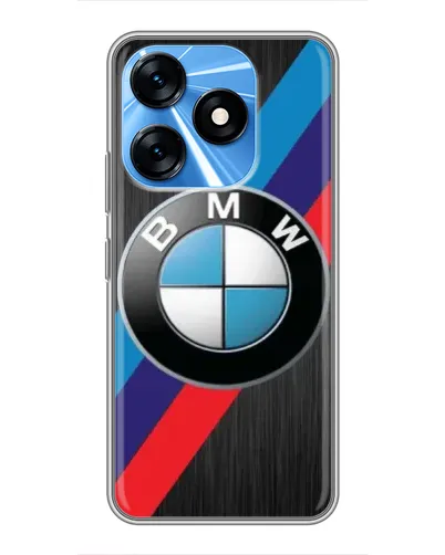 Чохол для TECNO Spark 10 з картинкою «BMW M-stripes стиль»