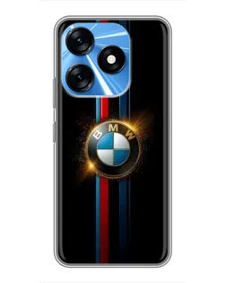 Чохол для TECNO Spark 10 з картинкою «BMW M-Power неон»