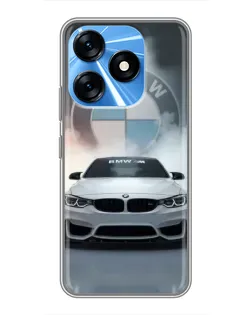 Чехол для TECNO Spark 10 с картинкой «BMW в белом дыму» Чехол для TECNO Spark 10 с картинкой «BMW в белом дыму»