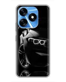 Чехол для TECNO Spark 10 с картинкой «Черная BMW — профиль» Чехол для TECNO Spark 10 с картинкой «Черная BMW — профиль»