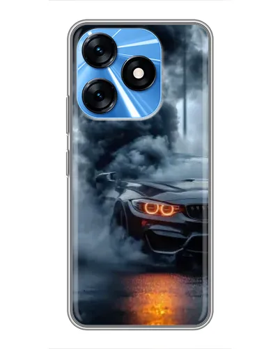 Чехол для TECNO Spark 10 с картинкой «BMW M-Power — абстракция» Чехол для TECNO Spark 10 с картинкой «BMW M-Power — абстракция»