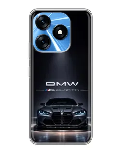Чехол для TECNO Spark 10 с картинкой «BMW сквозь ночной город» Чехол для TECNO Spark 10 с картинкой «BMW сквозь ночной город»