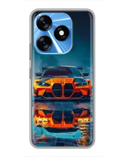 Чехол для TECNO Spark 10 с картинкой «BMW — золотая эмблема» Чехол для TECNO Spark 10 с картинкой «BMW — золотая эмблема»