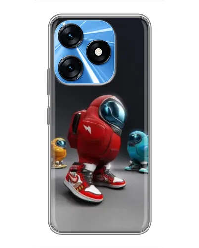 Чехол для TECNO Spark 10 с картинкой «Among Us — 3D стиль»