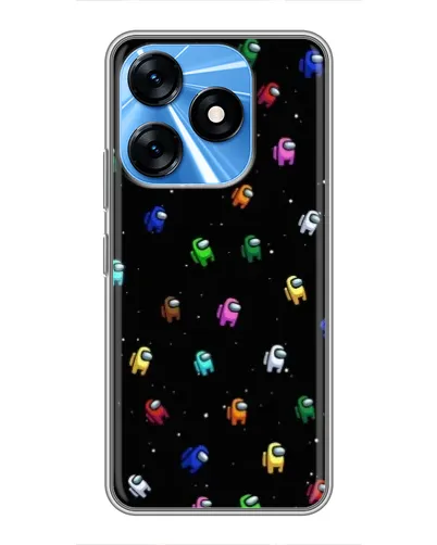 Чехол для TECNO Spark 10 с картинкой «Экипаж Among Us»