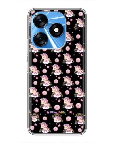 Чехол для TECNO Spark 10 с картинкой «Magic Unicorn паттерн» Чехол для TECNO Spark 10 с картинкой «Magic Unicorn паттерн»