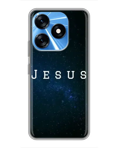 Чехол для TECNO Spark 10 с картинкой «Звездное небо Jesus»