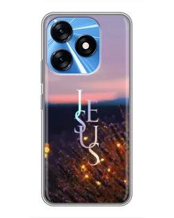 Чехол для TECNO Spark 10 с картинкой «Свет Божий ночью»