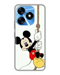 Чехол для TECNO Spark 10 с картинкой «Mickey на канате» Чехол для TECNO Spark 10 с картинкой «Mickey на канате»