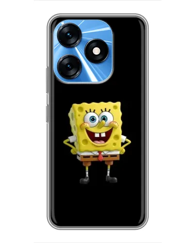 Чохол для TECNO Spark 10 з картинкою «Класичний Губка Боб»