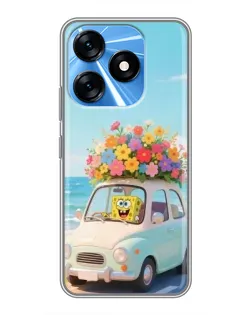 Чохол для TECNO Spark 10 з картинкою «Автомобільна подорож»