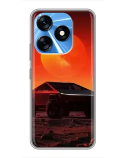 Чохол для TECNO Spark 10 з картинкою «Cybertruck на Марсі» Чохол для TECNO Spark 10 з картинкою «Cybertruck на Марсі»
