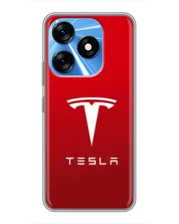 Чохол для TECNO Spark 10 з картинкою «Tesla Red Classic» Чохол для TECNO Spark 10 з картинкою «Tesla Red Classic»