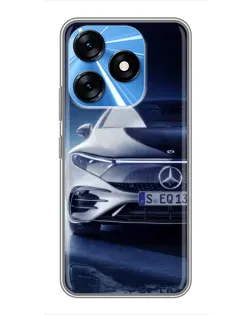 Чехол для TECNO Spark 10 с картинкой «Mercedes EQ — будущее»